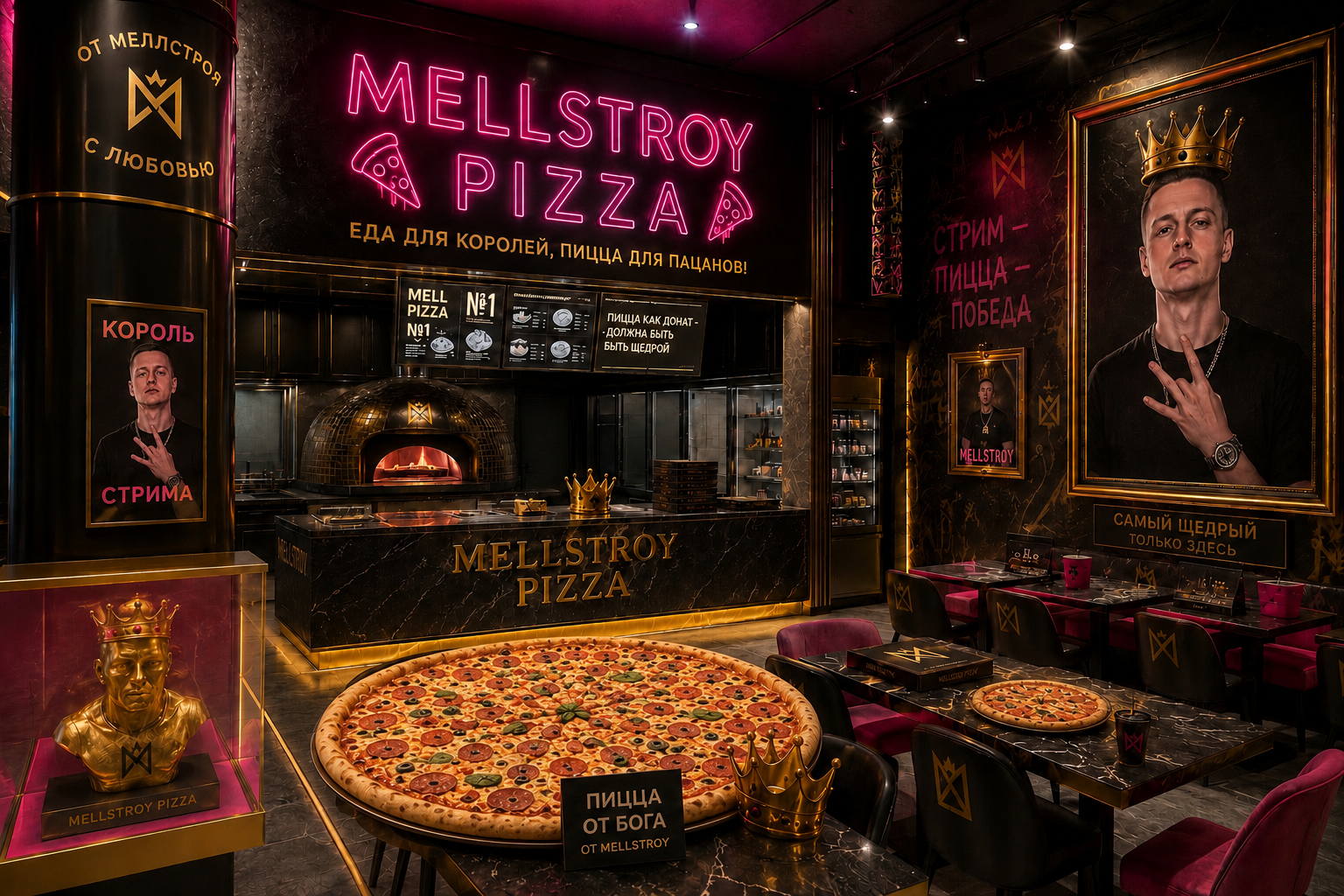 Интерьер MELLSTROY PIZZA
